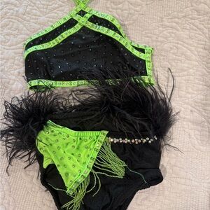 Swarovski encrusted dance costume